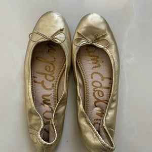 Sam Edelman Gold Flats